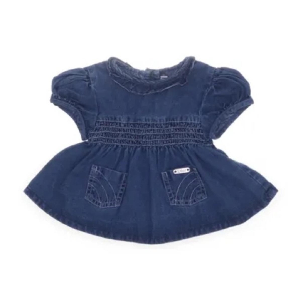 Blue Denim Baby Dress